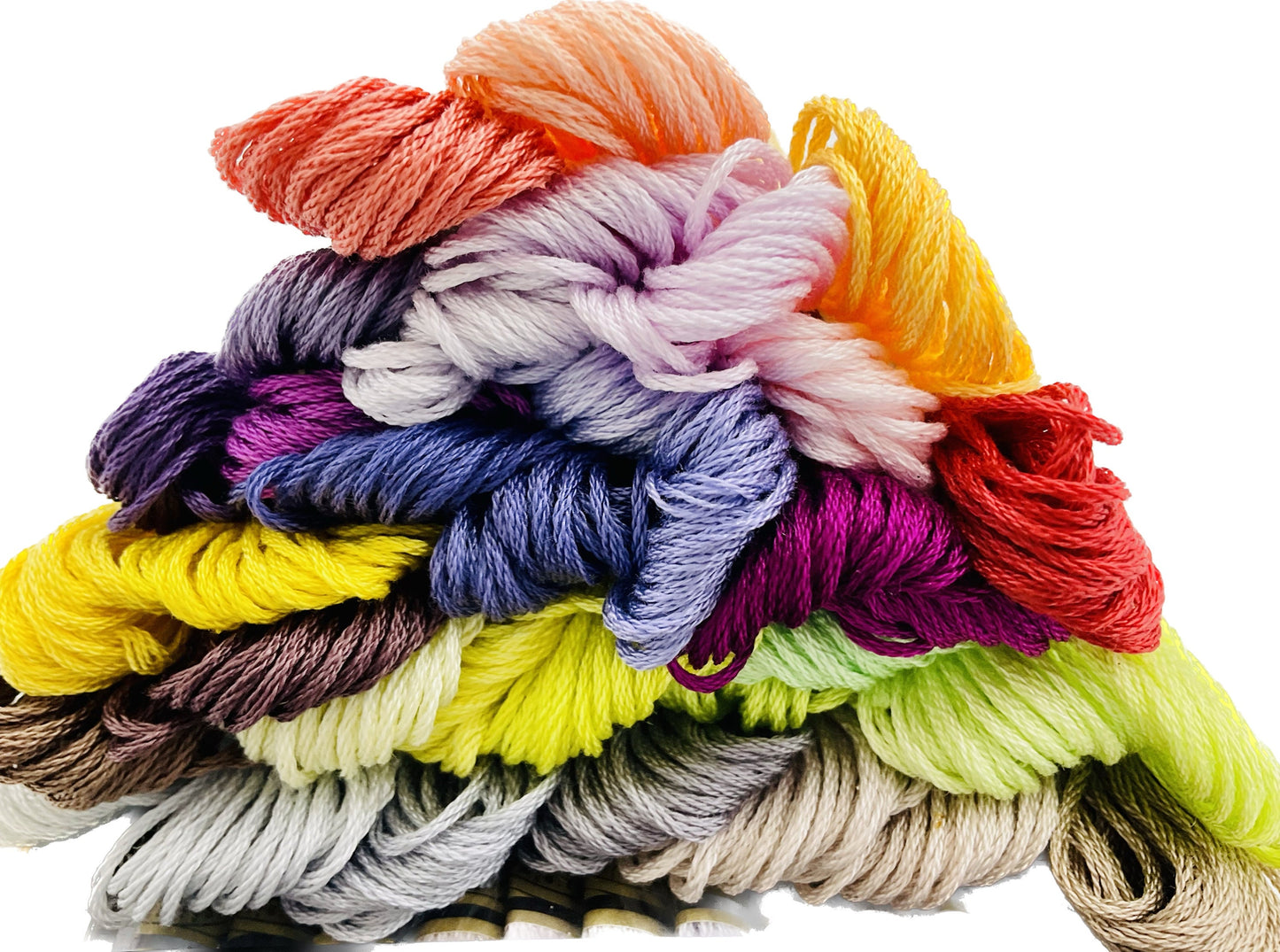 Premium 35-Color Cross Stitch Thread Pack with 35 Plastic Bobbins:35-ColorThread Pack of Egyptian Cotton Is Best Gift for Beginners and Pros
