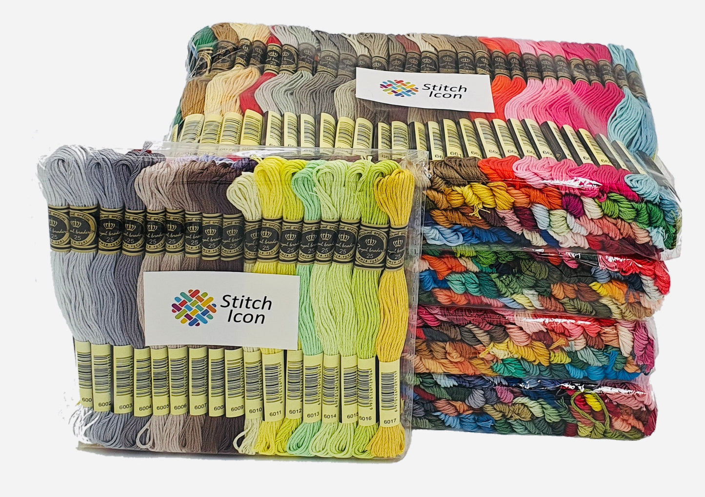 482 Colors Cross Stitch Embroidery Thread All 447 Colors Set+35 Colors Gift Box,Made from Double Mercerized 100% Egyptian Long Staple Cotton