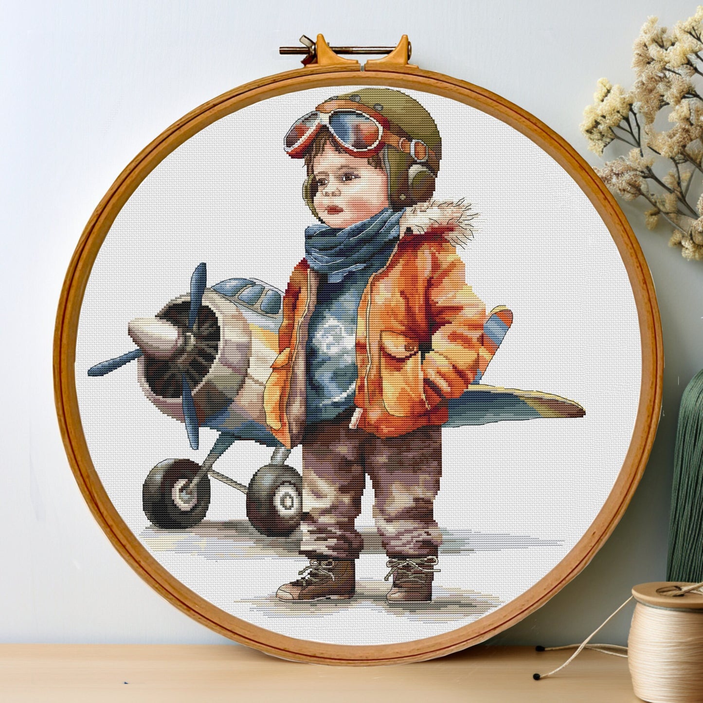 Premium Wooden 14"&16" Hoops, hand embroidery hoop for needlework and cross stitch,Gift art frame for stitching and display,Large Quilt Hoop