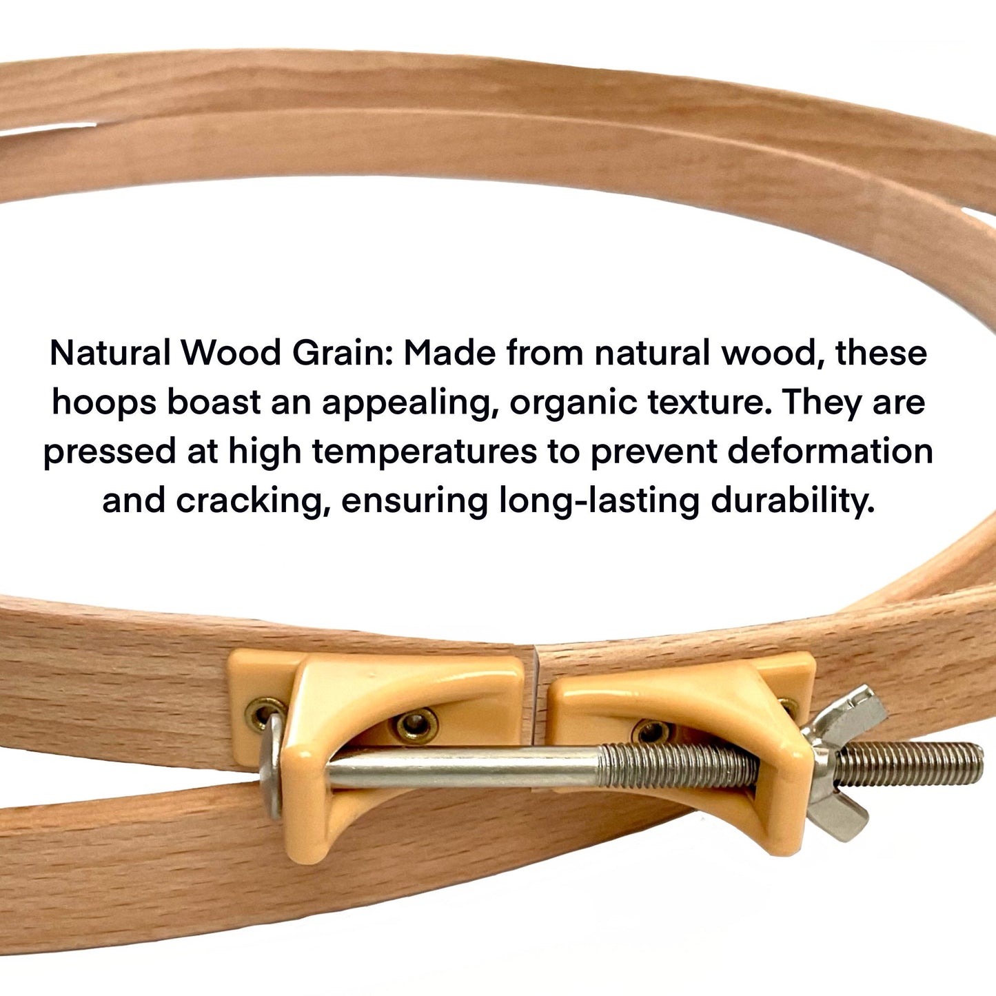 Premium Wooden 14"&16" Hoops, hand embroidery hoop for needlework and cross stitch,Gift art frame for stitching and display,Large Quilt Hoop