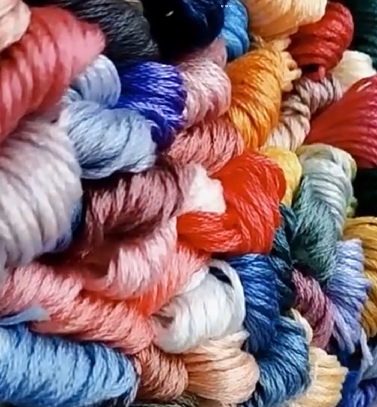 447 Rainbow Colors: Your Complete Embroidery Thread Set in One Bag.Gift Cross Stitch Tread Kit, 447 Colors Floss Mercerized Egyptian Cotton.