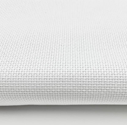Premium 14 Count Aida Cloth Elevate Your Stitching with Multiple Sizes 100% Cotton , White Fabric for Cross Stitch,Embroidery,Crafting