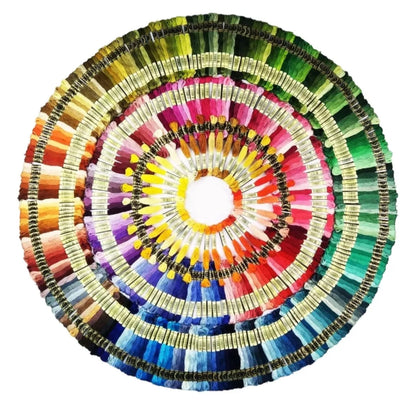 482 Colors Cross Stitch Embroidery Thread All 447 Colors Set+35 Colors Gift Box,Made from Double Mercerized 100% Egyptian Long Staple Cotton